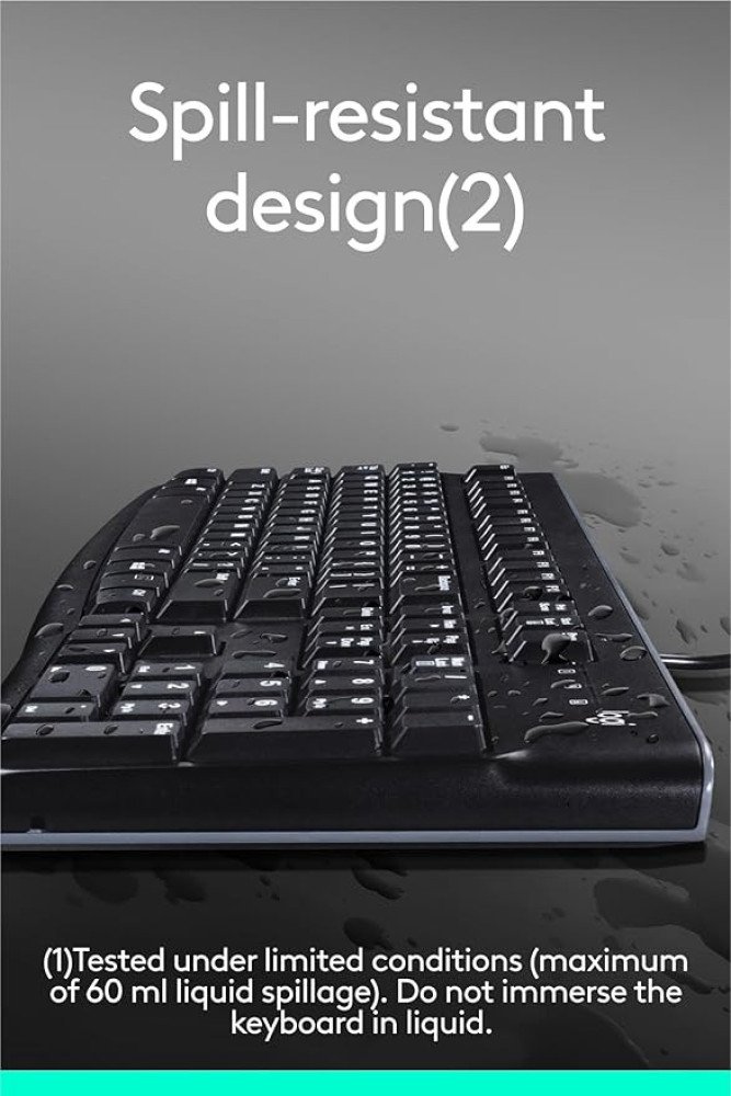 Logitech MK120 Wired USB Keyboard and Mouse