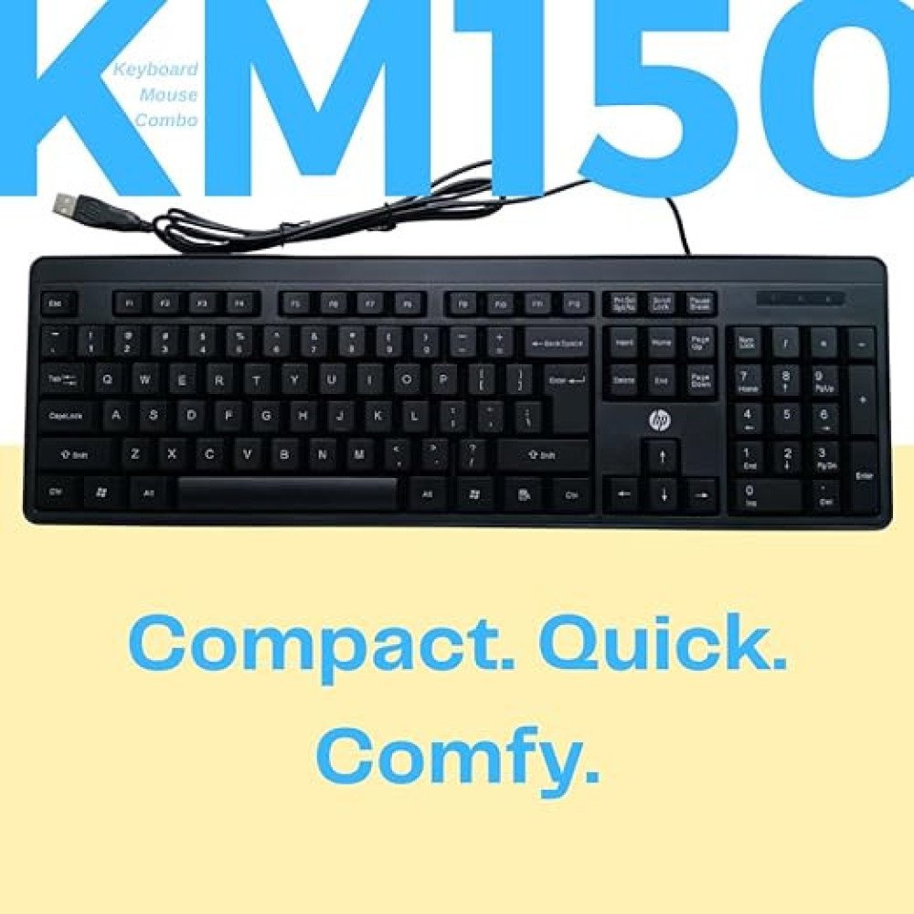 HP Keyboard and Mouse Combo KM150 Wired