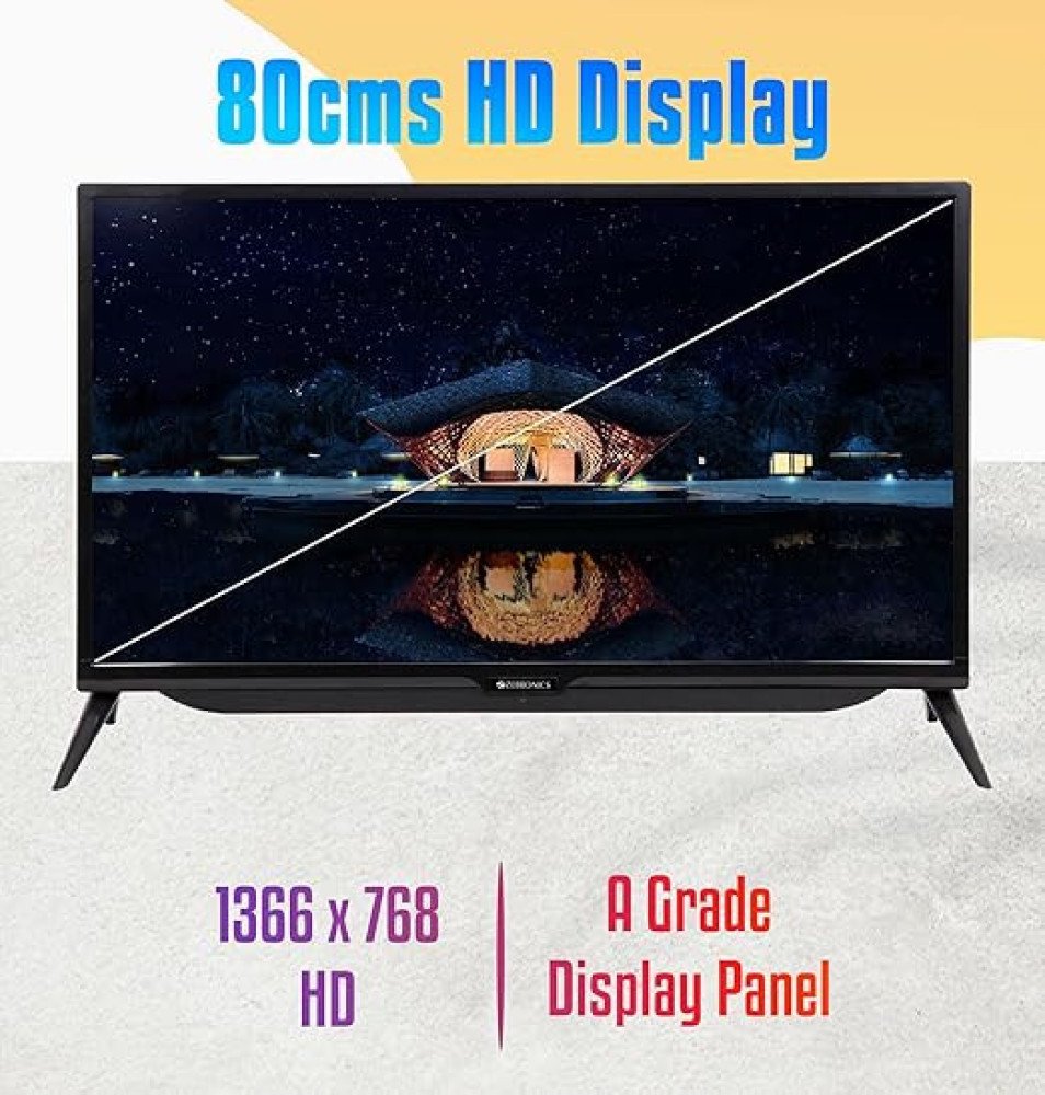 ZEBRONICS Zeb-32P1 Smart LED TV 32" Inch