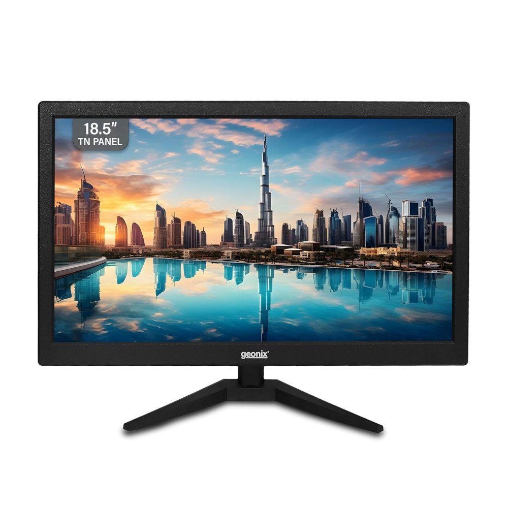 GEONIX PC Monitor 18.5" LED WITH HDMI, 3YR WARRANTY