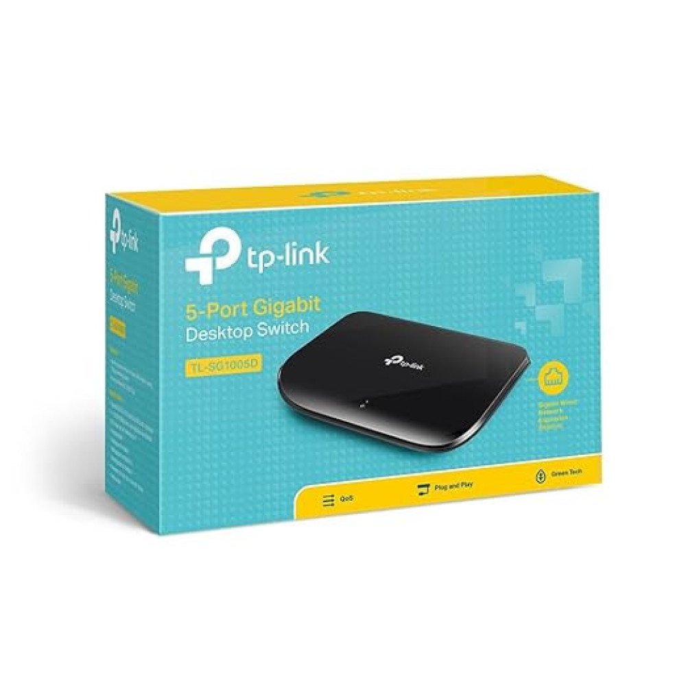 TP-Link 5 Port Gigabit Ethernet Network Switch Hub (TL-SG-1005D)