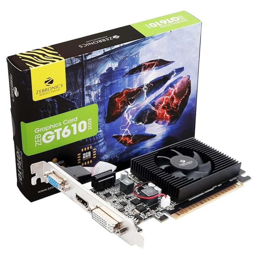 ZEBRONICS Gt610 2G d3 with Pcie 2.0  (VGA) A018