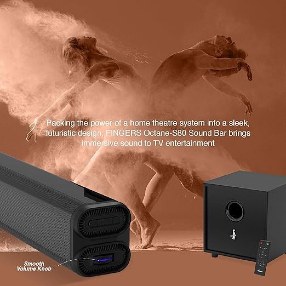 FINGERS Octane-65 Multimedia Sound Bar with Powerful 65 Watts