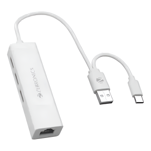 ZEBRONICS TA200UR Type C to Ethernet Adapter