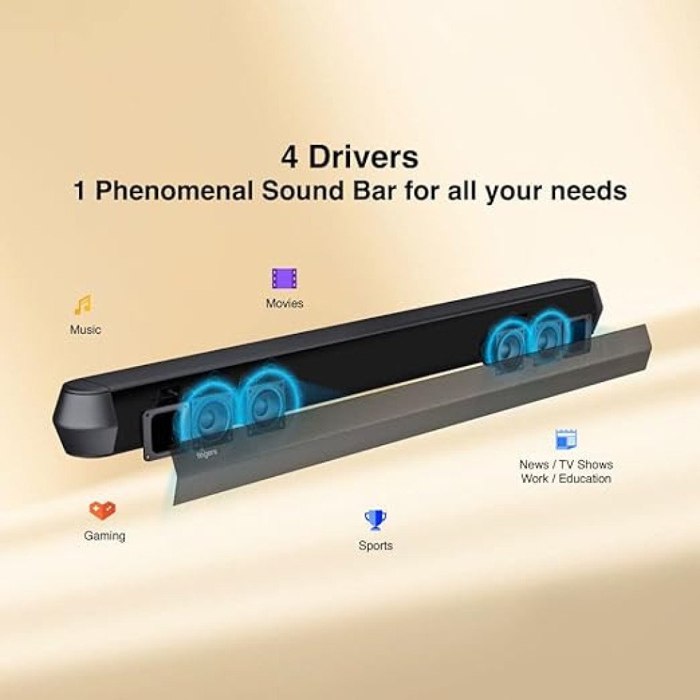 FINGERS Octane-65 Multimedia Sound Bar with Powerful 65 Watts