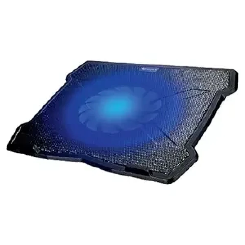 Zebronics NC2100 Laptop Cooling Stand with 125mm Fan, Silent Operation, LED Light, Supports up to 15.6 inch Laptops and Retractable stand