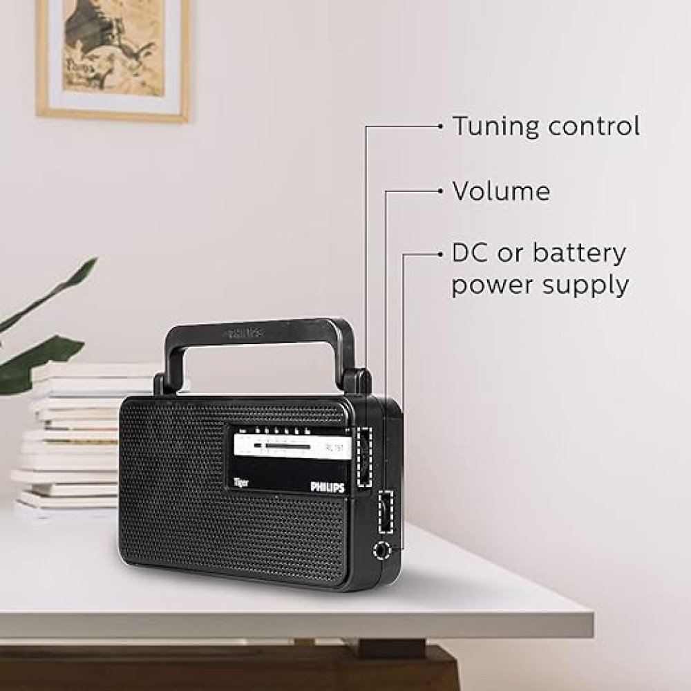 Philips Portable Radio RL191/94 with MW/FM Bands,
