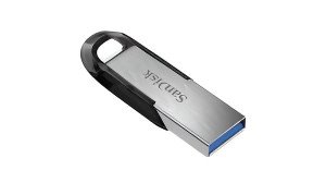 SanDisk Ultra Flair 128GB USB 3.0 Pen Drive, Silver Black