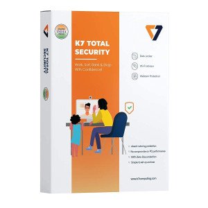 K7, Total Security, 1 User, 1 Year, Email Delivery