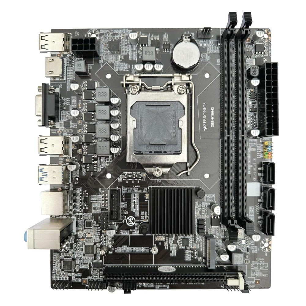 ZEBRONICS H110M2 Micro-ATX Motherboard for LGA 1151 Socket