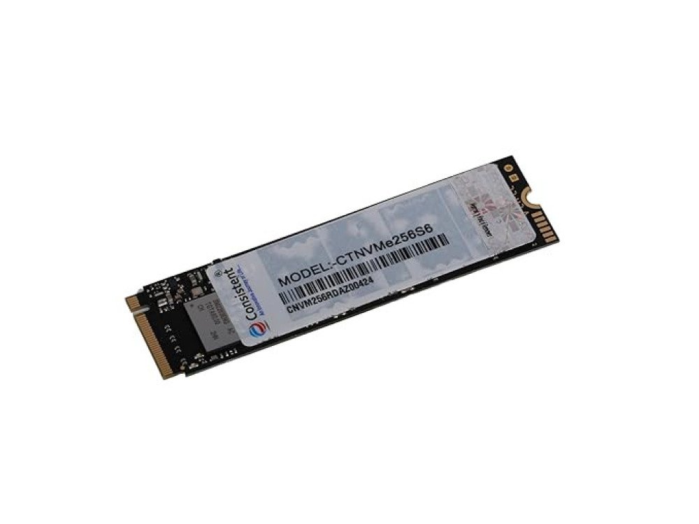 Consistent 256GB NVMe PCIe M.2 SSD