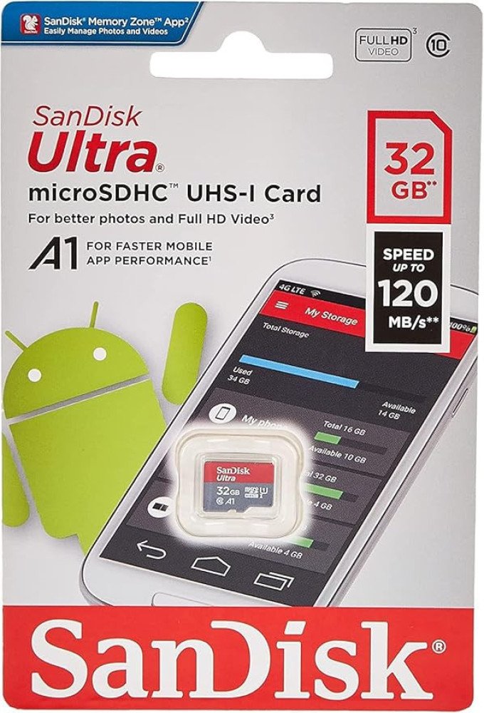 SanDisk Ultra micro SDHC UHS-l Card 32 GB