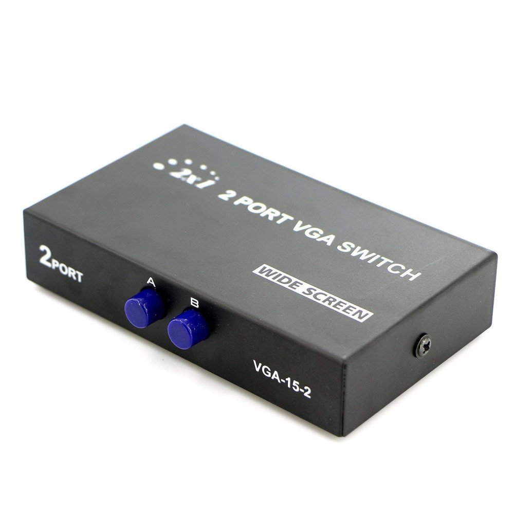 VGA 2 in 1 Out 2 Port VGA Switch MAXXCOM