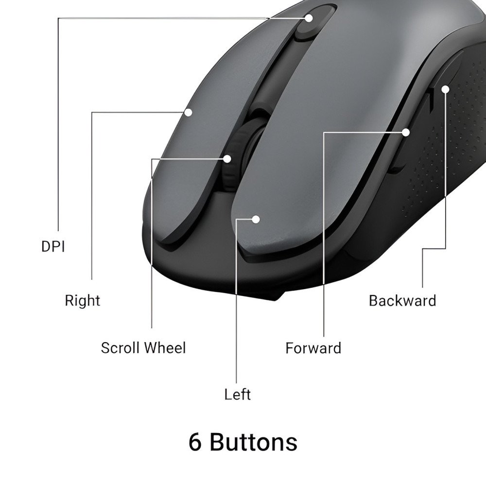 ZEBRONICS Charm Rechargeable Wireless Mouse
