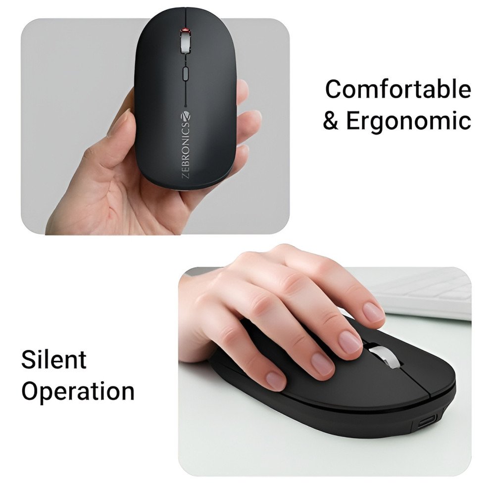 ZEBRONICS Poise Rechargeable Wireless Mouse
