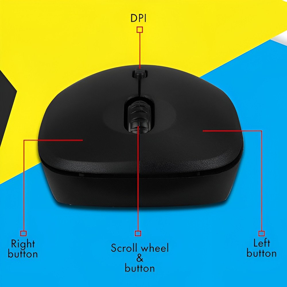 ZEBRONICS Zeb-Bold 2.4GHz Wireless Optical Mouse