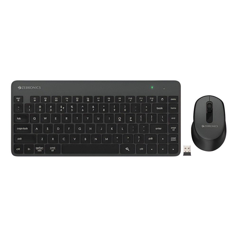 ZEBRONICS Companion 201 2.4GHz Wireless Keyboard & Mouse Combo