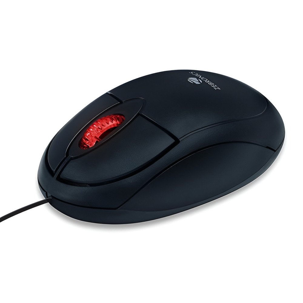 Zebronics Zeb-Rise Wired USB Optical Mouse with 3 Buttons