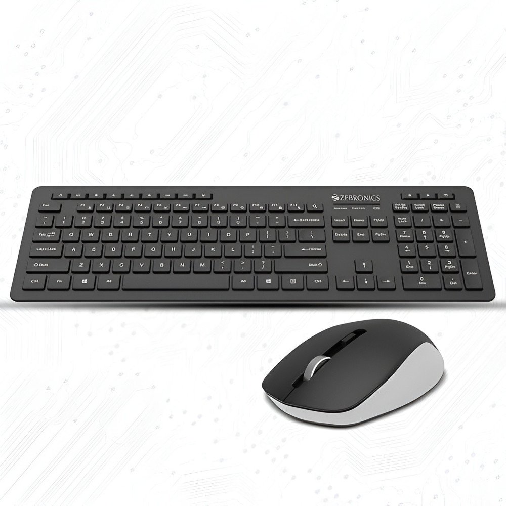 Zebronics Zeb-Companion 500 2.4GHz Wireless Keyboard & Mouse Combo