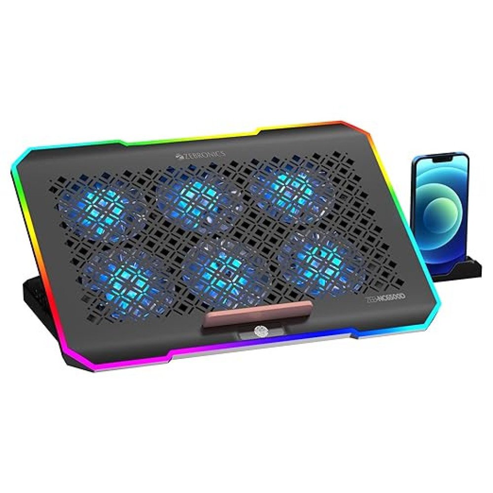 ZEBRONICS NC6500D Laptop Cooling Pad with Support up to 17 inch