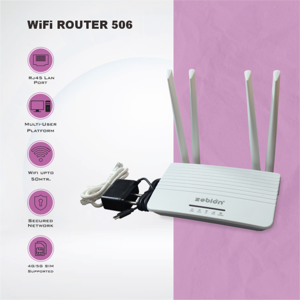 ZEBION SIM ROUTER 506 5G