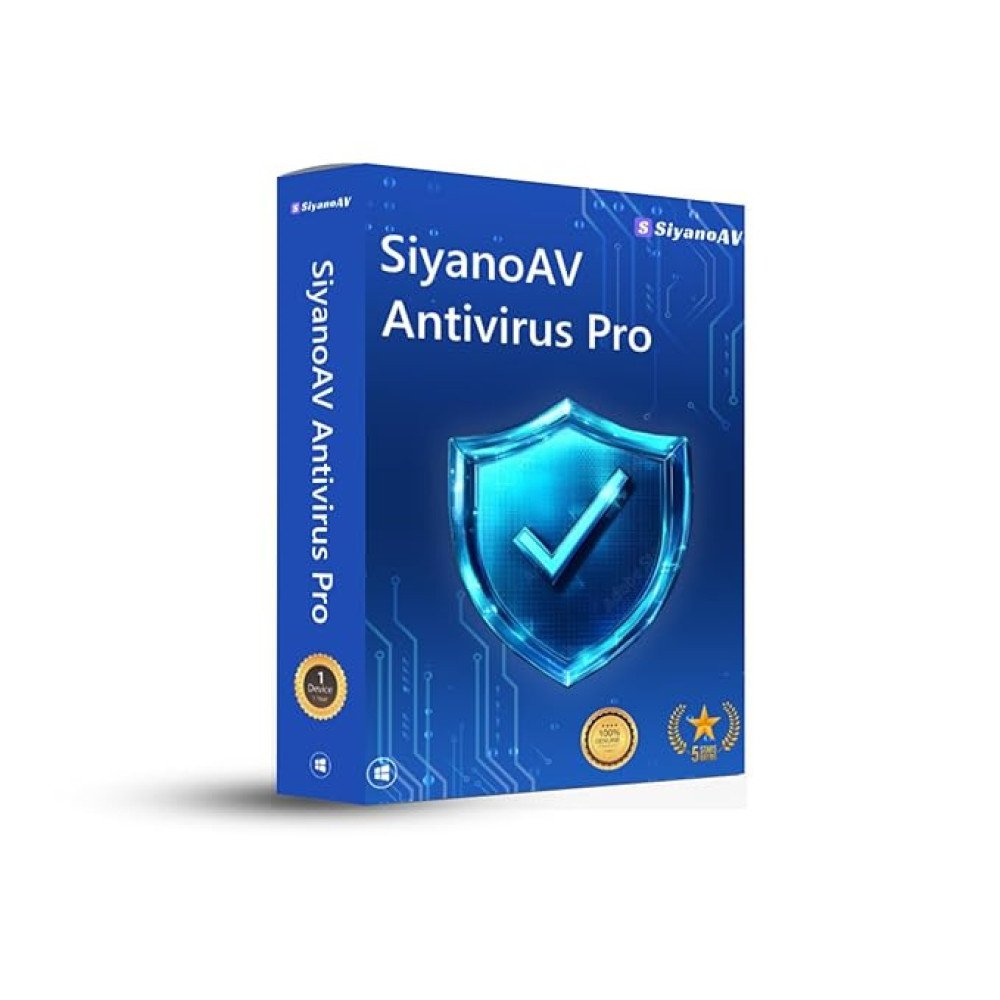 SiyanoAV Antivirus 1 Device 1 Year | 20 GB Secured Cloud Free