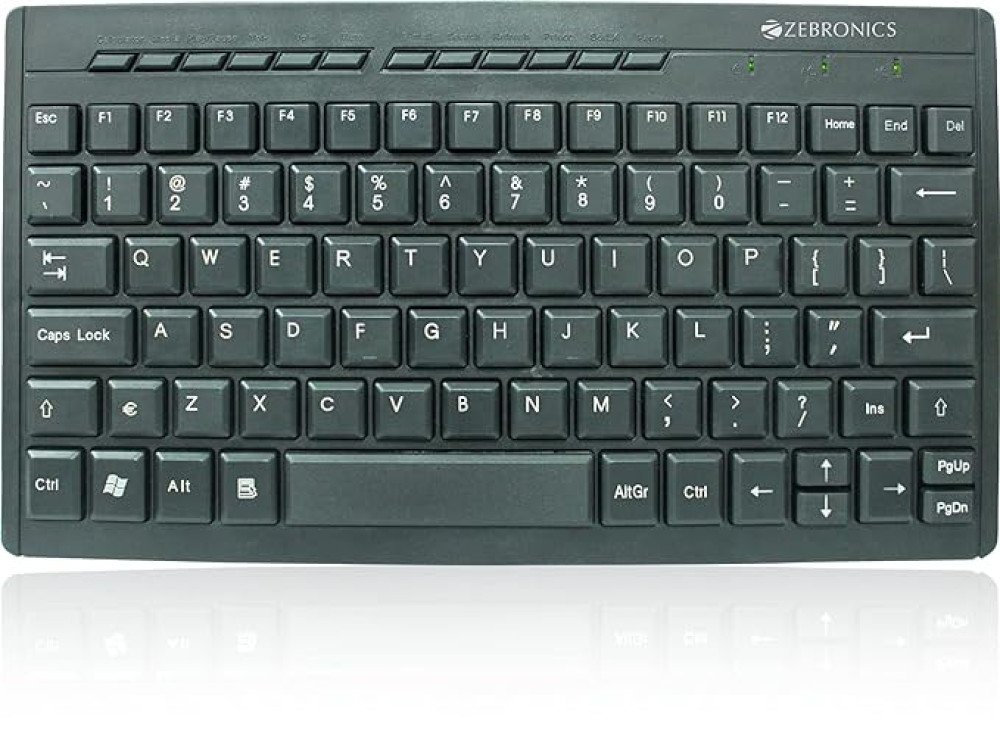 Zebronics ZEB-K04 Mini Multimedia USB Wired Keyboard