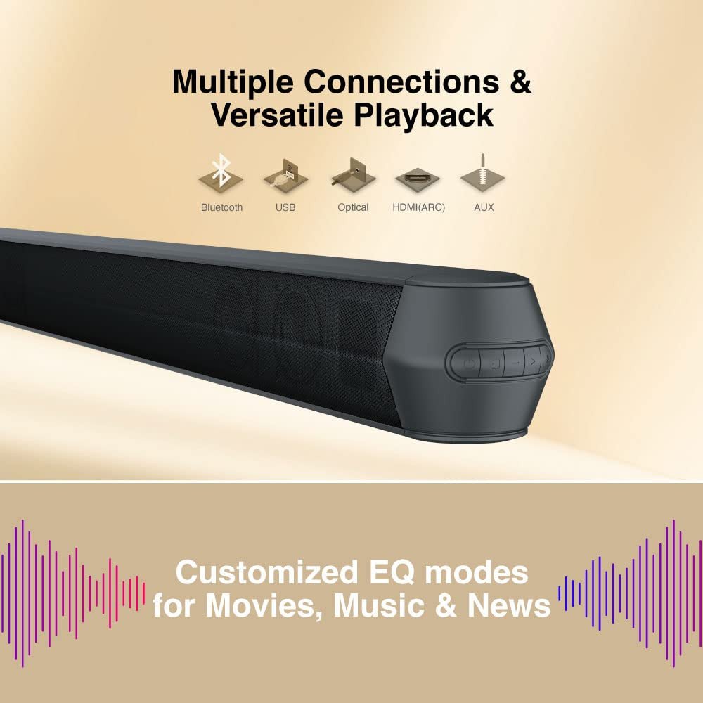 FINGERS Octane-65 Multimedia Sound Bar with Powerful 65 Watts