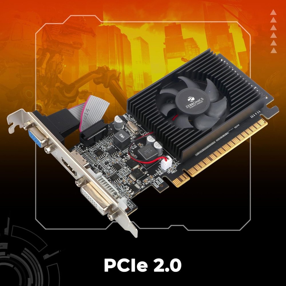ZEBRONICS Gt610 2G d3 with Pcie 2.0  (VGA)