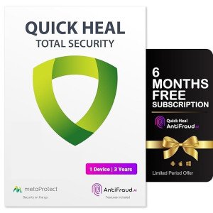 Renew Quick Heal Total Security 1 PC | 3 Year