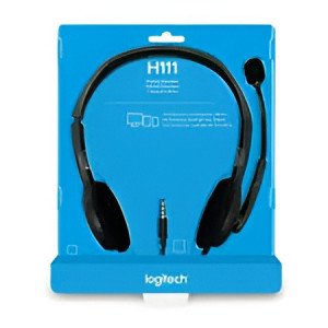 Logitech H110 Wired On Ear Headphones With Mic