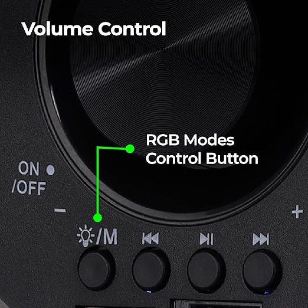 ZEBRONICS Pluto 2-2.1 Channel Desktop Speaker