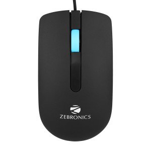ZEBRONICS Juggle Wired Optical Mouse